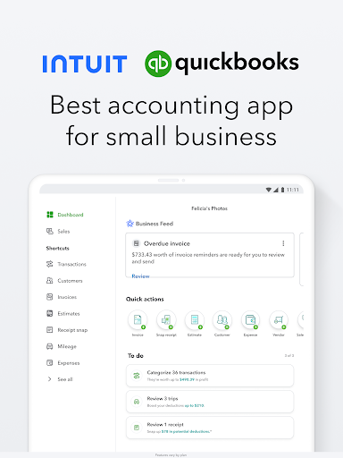 QuickBooks Online Accounting screenshot