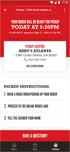 Arby's Fast Food Sandwiches screenshot