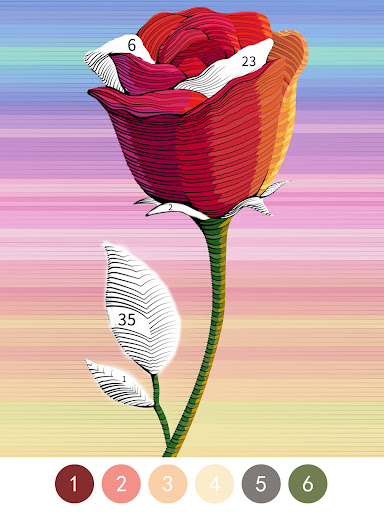 Vivid Color Paint By Number screenshot