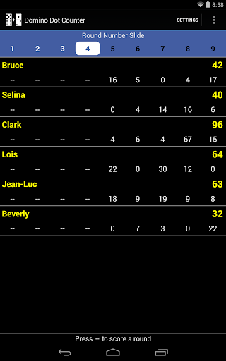 Domino Dot Counter screenshot