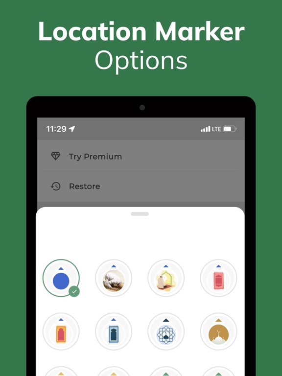 Qibla Finder Compass 100% screenshot