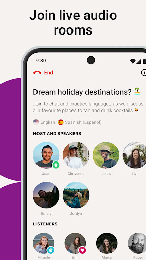 Tandem: Language exchange screenshot