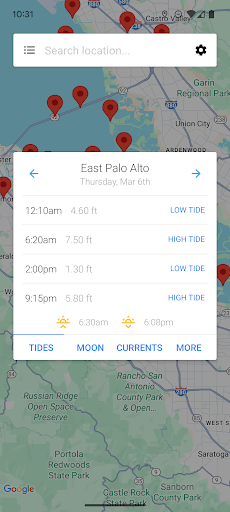 My Tide Times - Tables & Chart screenshot