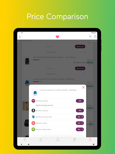 Babylist Baby Registry screenshot