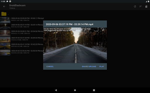 Droid Dashcam - Video Recorder screenshot