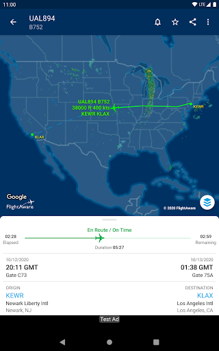 FlightAware Flight Tracker screenshot