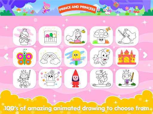 Coloring and Drawing For Girls screenshot