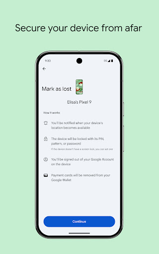 Google’s Find Hub screenshot