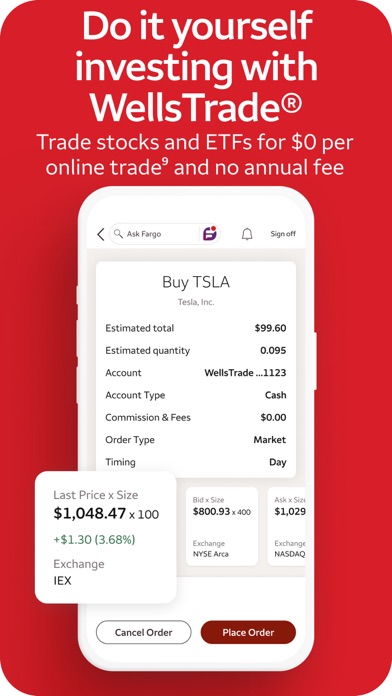 Wells Fargo Mobile® screenshot