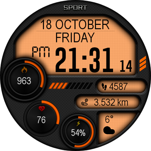 Digital Iwasa Watch Face screenshot