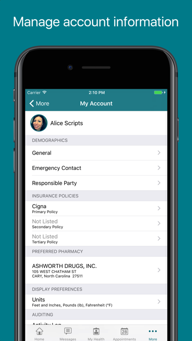 FollowMyHealth® screenshot