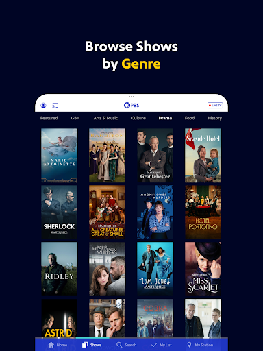 PBS: Watch Live TV Shows screenshot