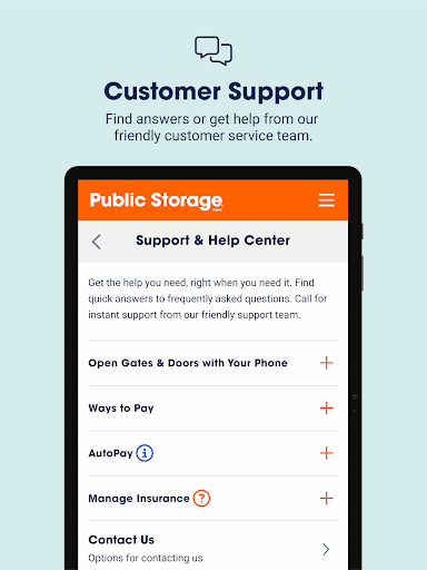 Public Storage screenshot