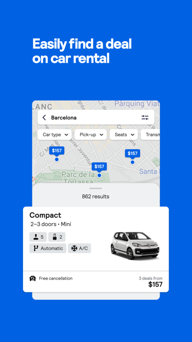 Skyscanner Flights Hotels Cars screenshot