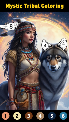 Tribal Art Coloring Book screenshot