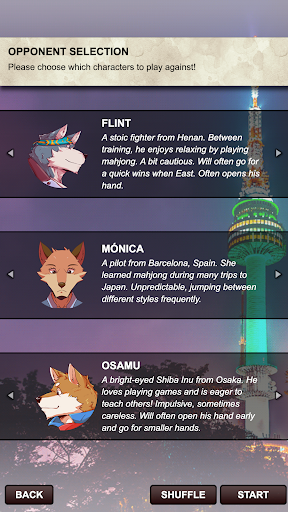 Kemono Mahjong screenshot