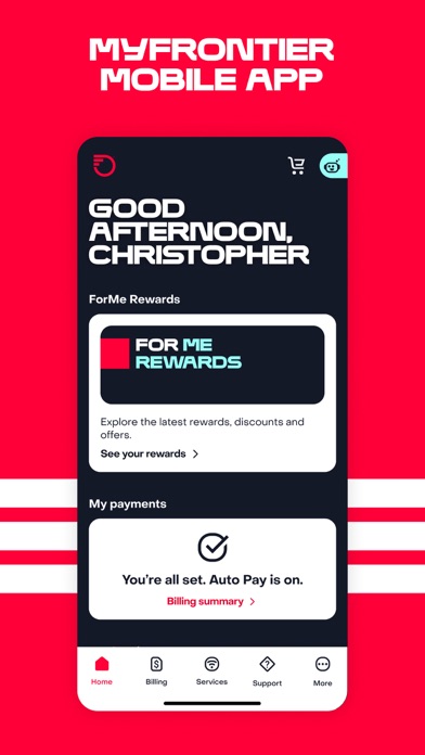 MyFrontier screenshot