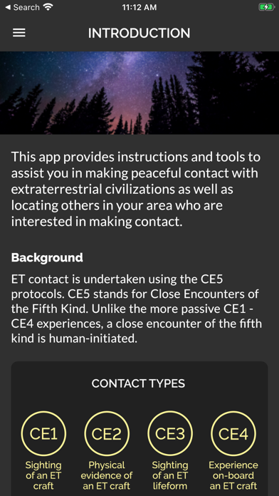 CE5 Contact screenshot