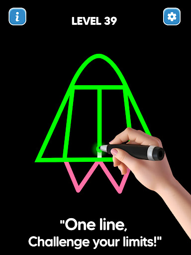 Line Drawing: No Lift Puzzle screenshot