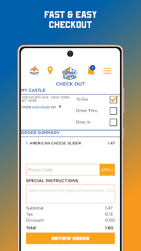 White Castle Online Ordering screenshot