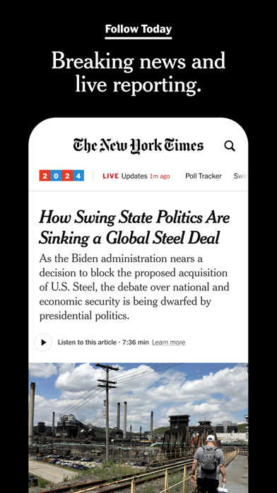 The New York Times: Live News screenshot