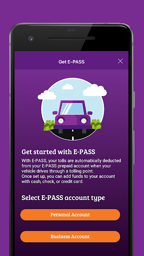 E-PASS Toll App screenshot