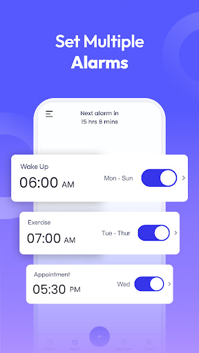 Clock Launcher: Set Alarms screenshot