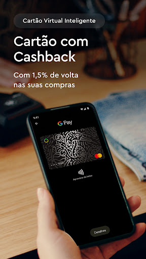 InfinitePay Tap, Conta, Cartão screenshot