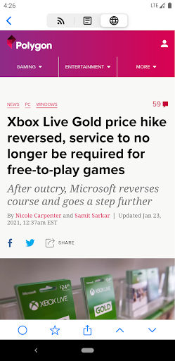 Fluent Reader Lite - RSS Clien screenshot