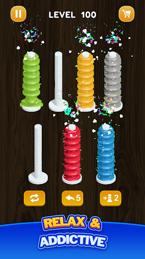 Nut Sort - Color Puzzle Games screenshot