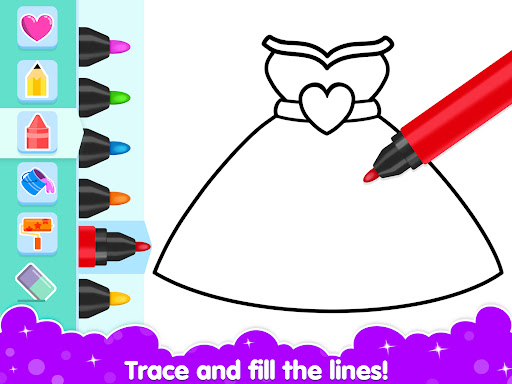 Coloring and Drawing For Girls screenshot