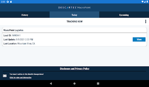 MacroPoint for Truckers screenshot