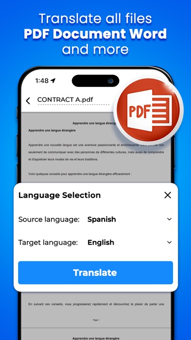 XTranslate - Photo, Voice, PDF screenshot