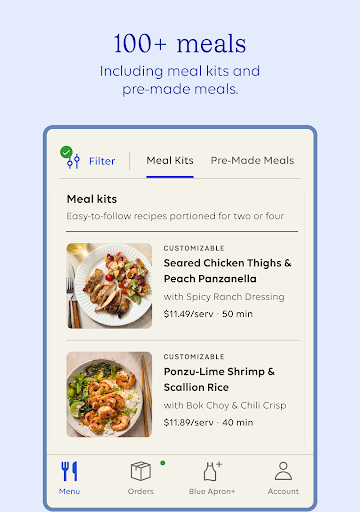 Blue Apron screenshot