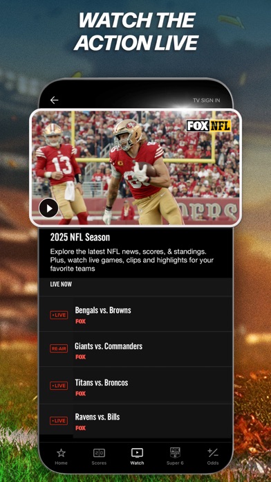 FOX Sports: Watch Live Games screenshot