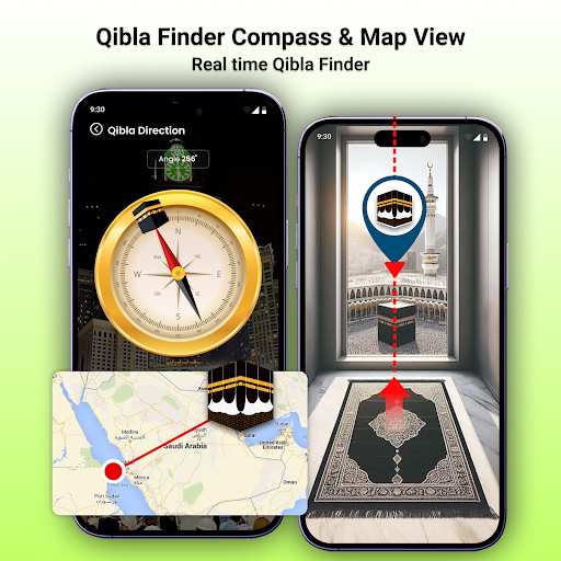 Qibla Compass: Al Quran screenshot