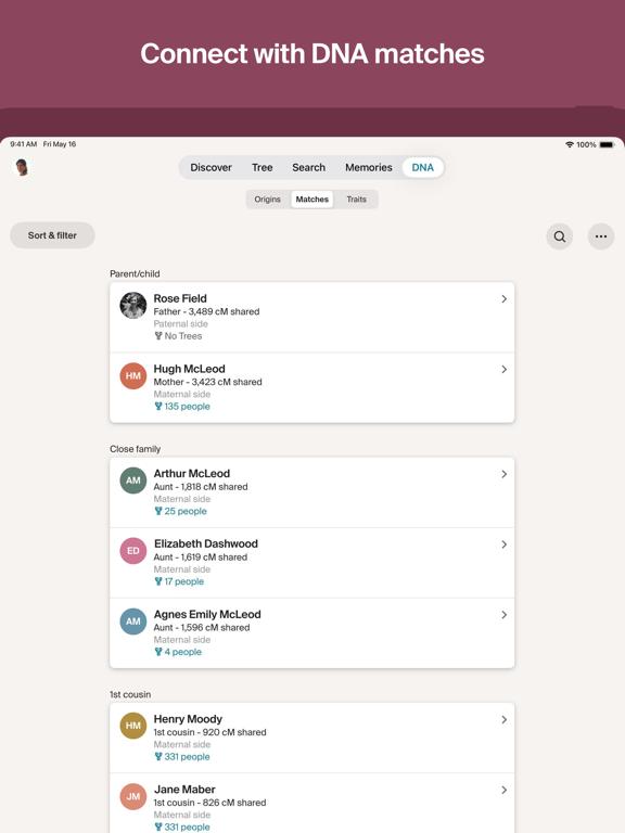 Ancestry: Family History & DNA screenshot