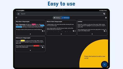Nano Teleprompter screenshot