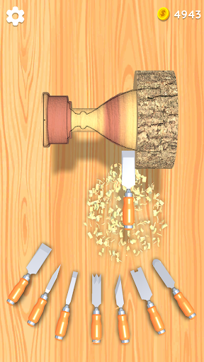 Wood Turning 3D - Carving Game screenshot