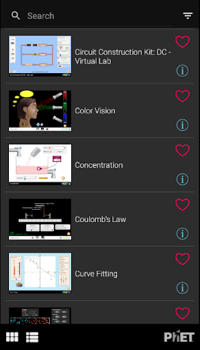 PhET Simulations screenshot