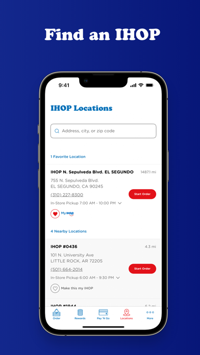 IHOP® screenshot