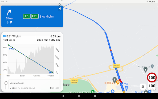 A Better Routeplanner (ABRP) screenshot