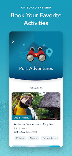 Disney Cruise Line Navigator screenshot