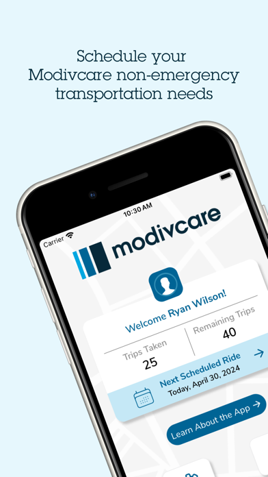 Modivcare screenshot