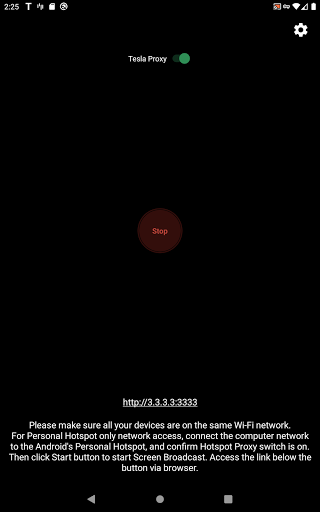 TeslaMirror screenshot