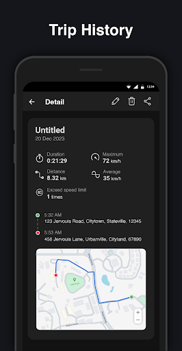 GPS Speedometer : Odometer HUD screenshot