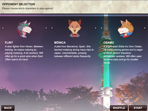 Kemono Mahjong screenshot