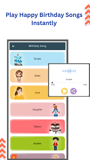 Happy Birthday songs & wishes screenshot