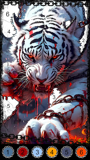 Dark, Horror Color by Number screenshot