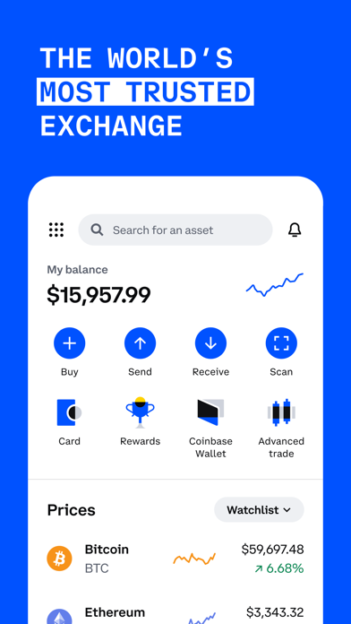 Coinbase: Buy BTC, ETH, SOL screenshot